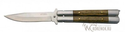 Нож S134 Баллисонг (бабочка)  


Общая длина мм::
185


Длина клинка мм::
80


Ширина клинка мм::
16


Толщина клинка мм::
2.2


