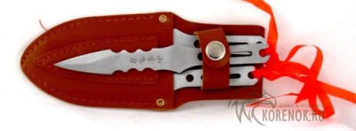 Нож метательный Pirat 118-3 набор 3 штуки Общая длина mm : 135Длина клинка mm : 38Макс. ширина клинка mm : 15.5Макс. толщина клинка mm : 1.2