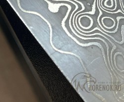 Клинок ДСН-59 (ламинат. сталь У8А ламинированная дамаском с добавлением никеля) - Клинок ДСН-59 (ламинат. сталь У8А ламинированная дамаском с добавлением никеля)