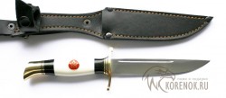 Нож "Финка НКВД" (сталь 95х18, акрил, латунь) - Нож "Финка НКВД" (сталь 95х18, акрил, латунь)
