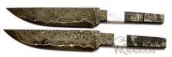 Клинок ДСН-61 (ламинат. сталь У8А ламинированная дамаском с добавлением никеля) - Клинок ДСН-61 (ламинат. сталь У8А ламинированная дамаском с добавлением никеля)