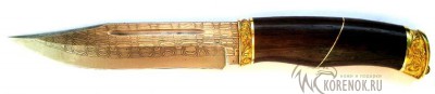 Нож КЛАССИКА-2 (Лось-2) (дамасская сталь, составной) вариант 5 Общая длина mm : 270-280Длина клинка mm : 150-160Макс. ширина клинка mm : 30-31Макс. толщина клинка mm : 2.6-2.8