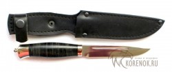 Нож МТ 63 (сталь 95х18, наборная кожа) - Нож МТ 63 (сталь 95х18, наборная кожа)