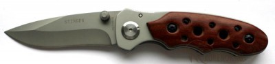 Нож складной Stinger 95 YD-1219H  


Общая длина мм::
224


Длина клинка мм::
95


Ширина клинка мм::
29


Толщина клинка мм::
2.7


