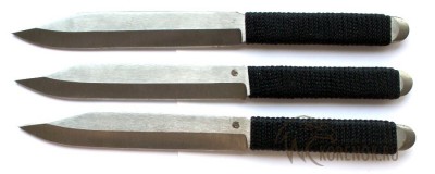 Набор метательных ножей Казак-2 нв (3 штуки) сталь 65х13 Общая длина mm : 284Длина клинка mm : 170Макс. ширина клинка mm : 27Макс. толщина клинка mm : 5.5