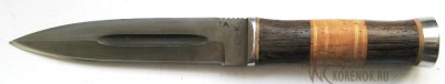 Нож Горец-3 (литой булат) Общая длина mm : 260±10Длина клинка mm : 150±10Макс. ширина клинка mm : 30±5Макс. толщина клинка mm : 5,0±1,0