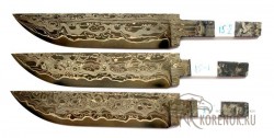 Клинок ДСН-25 (ламинат. сталь У8А ламинированная дамаском с добавлением никеля) - Клинок ДСН-25 (ламинат. сталь У8А ламинированная дамаском с добавлением никеля)