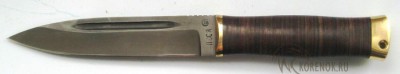 Нож Горец-3 (литой булат, кожа) Общая длина mm : 260±10Длина клинка mm : 150±10Макс. ширина клинка mm : 30±5Макс. толщина клинка mm : 5,0±1,0
