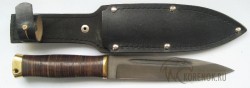 Нож Горец-3 (литой булат, кожа) - IMG_8556.JPG