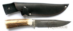 Нож Финский (дамасская сталь, рог)  - IMG_1290.JPG