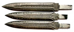 Клинок ДСН-45 (сталь У8 ламинированная дамасской сталью с добавлением никеля) - Клинок ДСН-45 (сталь У8 ламинированная дамасской сталью с добавлением никеля)