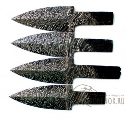 Клинок ДСН-27 (Дамасская сталь с добавлением никеля)  - Клинок ДСН-27 (Дамасская сталь с добавлением никеля) 