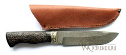 Нож Акула (торцевой дамаск, венге. резной) вариант 2 - IMG_08620p.JPG