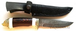  Нож "Луч-1" (дамасская сталь, мельхиор)  - IMG_6292.JPG
