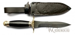 Нож "Адмирал" (дамасская сталь )    - Нож "Адмирал" (дамасская сталь )   