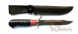 Нож финка НР-40 (сталь 95х18, черный граб, карельская береза) - Нож финка НР-40 (сталь 95х18, черный граб, карельская береза)