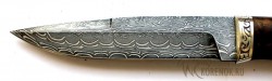 Нож Сиг-3 (составной дамаск, кап ореха, мельхиор) вариант 7 - IMG_1479.JPG