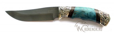 Нож Барс (литой булат, мельхиор) вариант 2 


Общая длина мм::
255


Длина клинка мм::
135


Ширина клинка мм::
34.0


Толщина клинка мм::
3.5


