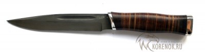 Нож Казак-1 (Наборная кожа, булат)   Общая длина mm : 280±10Длина клинка mm : 160±10Макс. ширина клинка mm : 29±5Макс. толщина клинка mm : 5,0±1,0