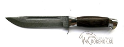 Нож &quot;Макс&quot; в подарочной упаковке (дамасская сталь)  Общая длина mm : 260±20Длина клинка mm : 140±10Макс. ширина клинка mm : 25-29Макс. толщина клинка mm : 2.0-2.4