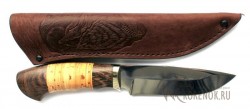 Нож "Ягуар" (сталь 95х18, наборная береста,венге)   - Нож "Ягуар" (сталь 95х18, наборная береста,венге)  