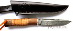 Нож "Лис" серия малыш (дамасская сталь) - IMG_1699.JPG