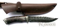 Нож  "Алтай"  (дамасская сталь, долы) вариант 3 - IMG_0945.JPG