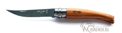 Нож Opinel Slim Beechwood 8 Общая длина (мм) 185Длина клинка (мм) 81Длина рукояти (мм) 104Толщина обуха клинка (мм) 1.5