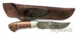 Нож "Кречет" (сталь 95х18, венге, карельская береза)  - Нож "Кречет" (сталь 95х18, венге, карельская береза) 