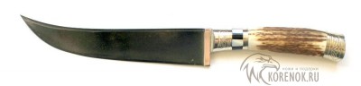 Нож Собир-8-4 


Общая длина мм::
303


Длина клинка мм::
173


Ширина клинка мм::
34.7


Толщина клинка мм::
4.8


