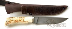 Нож "Лунь" (сталь ХВ5 Алмазка, кость) (уценка) - Нож "Лунь" (сталь ХВ5 Алмазка, кость) (уценка)