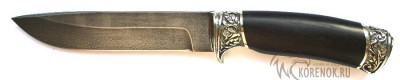 Нож Клык (алмазка, граб,  мельхиор)  Общая длина mm : 275Длина клинка mm : 145Макс. ширина клинка mm : 29Макс. толщина клинка mm : 2.2-2.4
