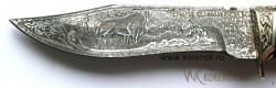 Нож Узбек (сталь ХВ 5 "алмазка" с художественным глубоким травлением) вариант 3 - IMG_0773.JPG
