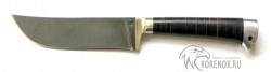 Нож "Узбекский" (сталь Х12МФ, наборная кожа)  - Нож "Узбекский" (сталь Х12МФ, наборная кожа) 