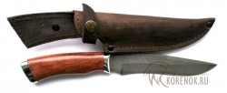 Нож "Кайман" (дамасская сталь, палисандр, мельхиор)  - IMG_1031.JPG
