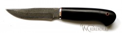 Нож Ферганец (дамасская сталь, черный граб) - Нож Ферганец (дамасская сталь, черный граб)