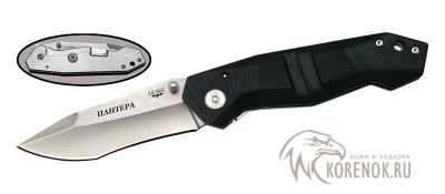 Нож складной Пантера (НОКС)  Общая длина mm : 203Длина клинка mm : 82Макс. ширина клинка mm : 27Макс. толщина клинка mm : 3.2