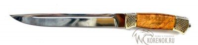 Нож Пластун-б (сталь 95Х18, карельская береза, мельхиор)  



Общая длина мм::
392


Длина клинка мм::
243


Ширина клинка мм::
30


Толщина клинка мм::
3.8




 