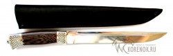 Нож Пластун-б (сталь 95Х18, венге, мельхиор) - Нож Пластун-б (сталь 95Х18, венге, мельхиор)