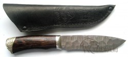 Нож "Акула" (дамасская сталь, мельхиор. с долами.) - IMG_9974.JPG