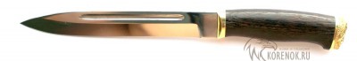 Нож Горец-м  (нержавеющая сталь 95x18) вариант 2 Общая длина mm : 348Длина клинка mm : 215Макс. ширина клинка mm : 28Макс. толщина клинка mm : 4.1