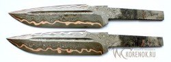 Клинок ДСН-29 (Ламинат. Сталь 65Г ламинированная дамасской сталью с добавлением никеля и меди) - Клинок ДСН-29 (Ламинат. Сталь 65Г ламинированная дамасской сталью с добавлением никеля и меди)