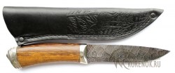 Нож "Наст" (дамасская сталь, мельхиор. с долами) вариант 2 - IMG_4309.JPG