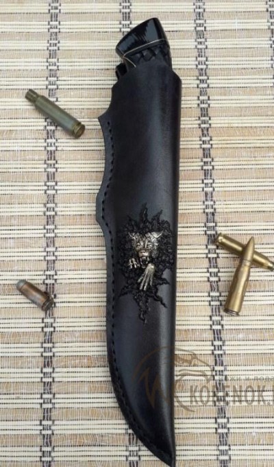 Нож "Лютый" (дамасская сталь) купить нож www.korenok.ru