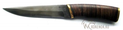 Нож Гарпун-2 (Литой булат, наборная кожа)  Общая длина mm : 210-280Длина клинка mm : 90-160Макс. ширина клинка mm : 23-40Макс. толщина клинка mm : 3.0-6.0