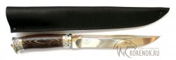 Нож Пластун-м (сталь 95Х18, венге, мельхиор) - Нож Пластун-м (сталь 95Х18, венге, мельхиор)
