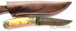 Нож "Кайман" (дамасская сталь, зебрано, мельхиор ) - IMG_92777r.JPG