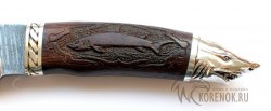 Нож  "Акула"  (дамасская сталь,резной)  - IMG_15329h.JPG