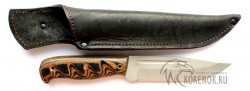 Нож Лось-2 цельнометаллический (быстрорез Р12М5ФЗМП) - IMG_7651aj.JPG