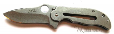 Нож Navy K506 
Общая длина (мм)	165
Длина клинка (мм)	70
Длина рукояти (мм)	95
Толщина клинка (мм)	3.0
